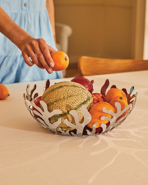 Mediterraneo stainless steel, cm 21 || inch 8¼″ Fruit holder Alessi