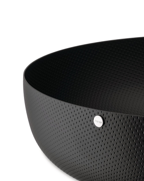 JM17 T black, cm 21 || inch 8¼″ Round basket Alessi