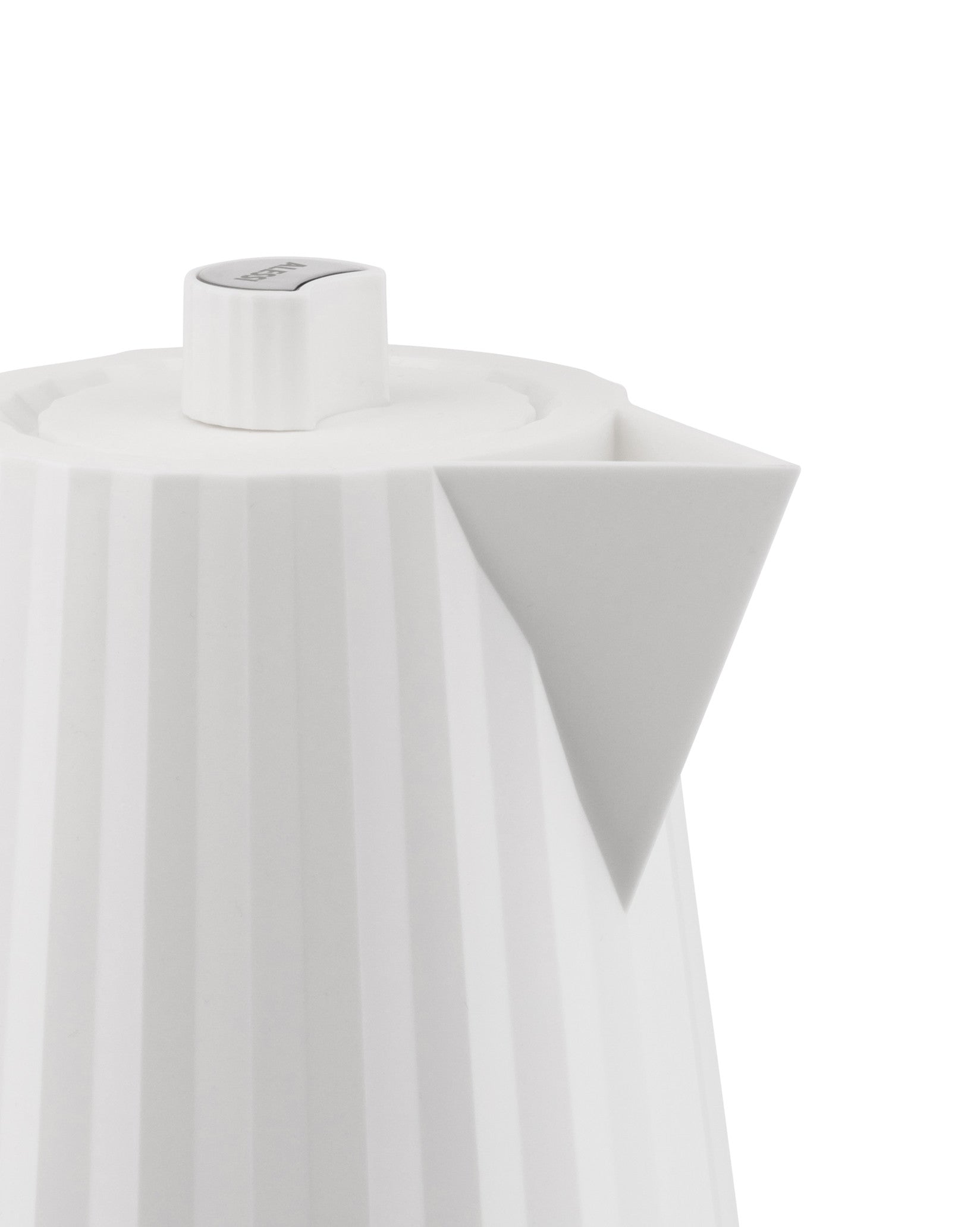 Plissé grey, cl 170 || 1.80 oz Electric kettle. British plug Alessi