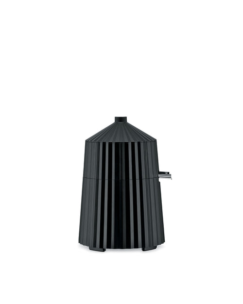 Plissé black Electric citrus-squeezer. British plug. Alessi