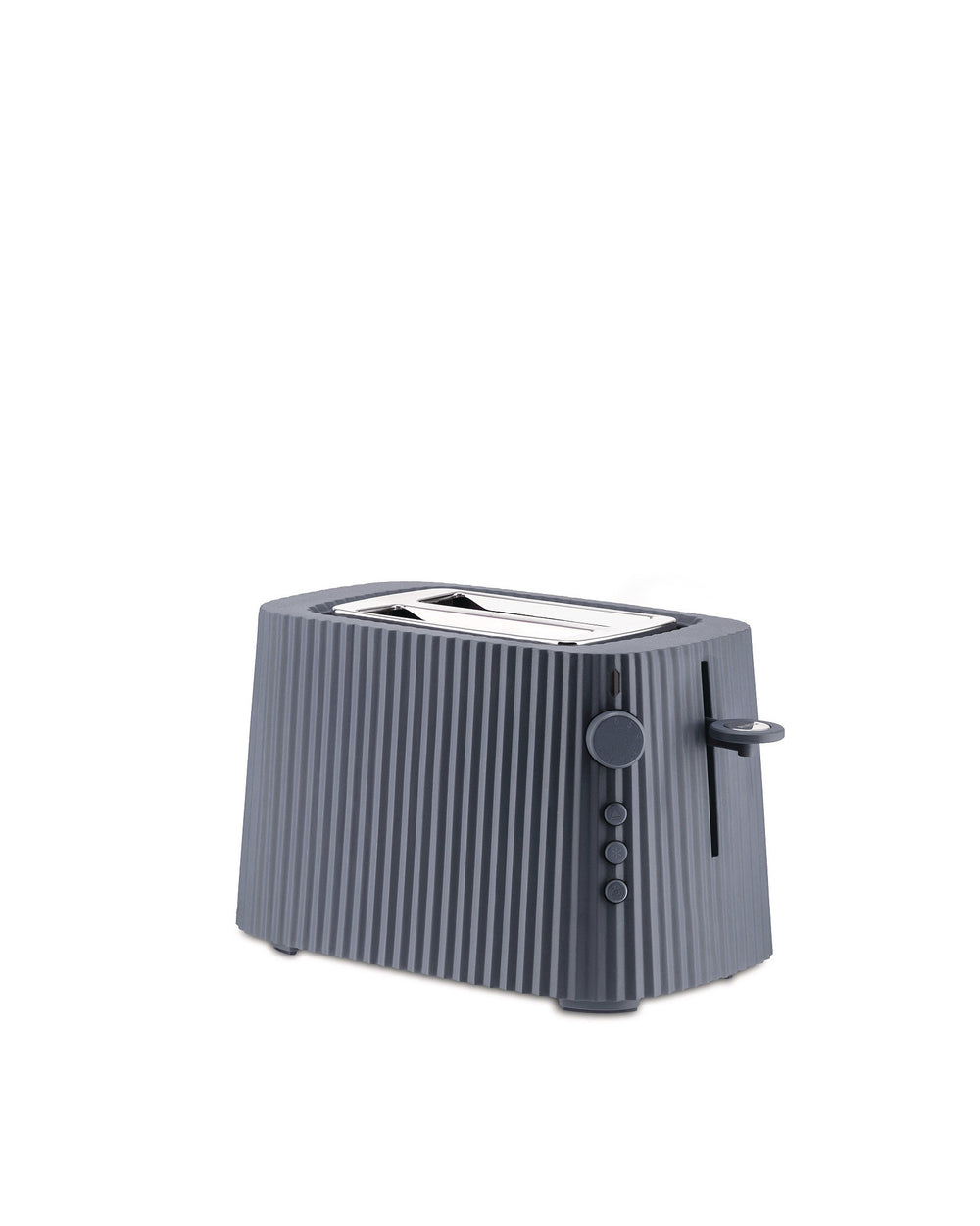 Elegantly designed statement toaster in black. Two slice electric toaster from Michele De Lucchi featuring his iconic pleated design. Prettiest kitchen appliances ever?
