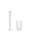 Plissé white Hand blender. British plug Alessi