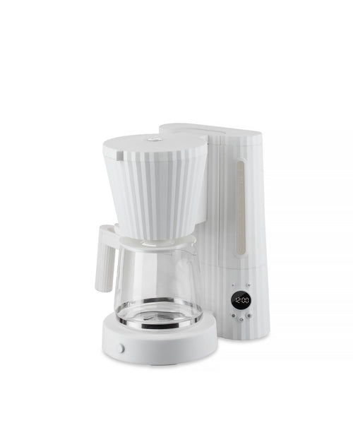 Plissé white Drip coffee maker. English plug. Alessi