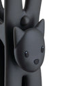 Lampo black Two clips set Alessi