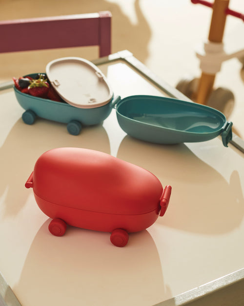 Food à porter light blue Snack box Alessi