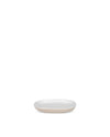 Ovale white Saucer for mocha cup. 4 pieces Alessi 4