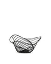 Trinity black, cm 26 || inch 10¼″ Citrus basket Alessi